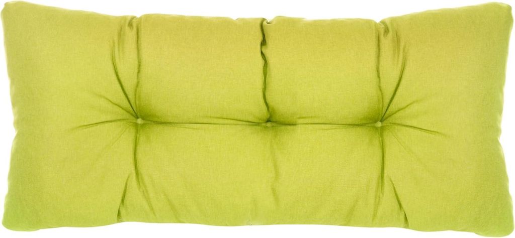 Best Wool rückenlehne für palettenkissen, wetterfestes und strapazierfähiges europaletten polster mit Polyurethanflockfüllung – limette 120x4...
