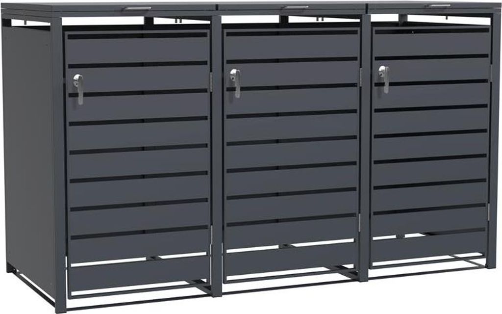 Mülltonnenbox Mülltonnenverkleidung bis 240 L Behälter für Produktbild 