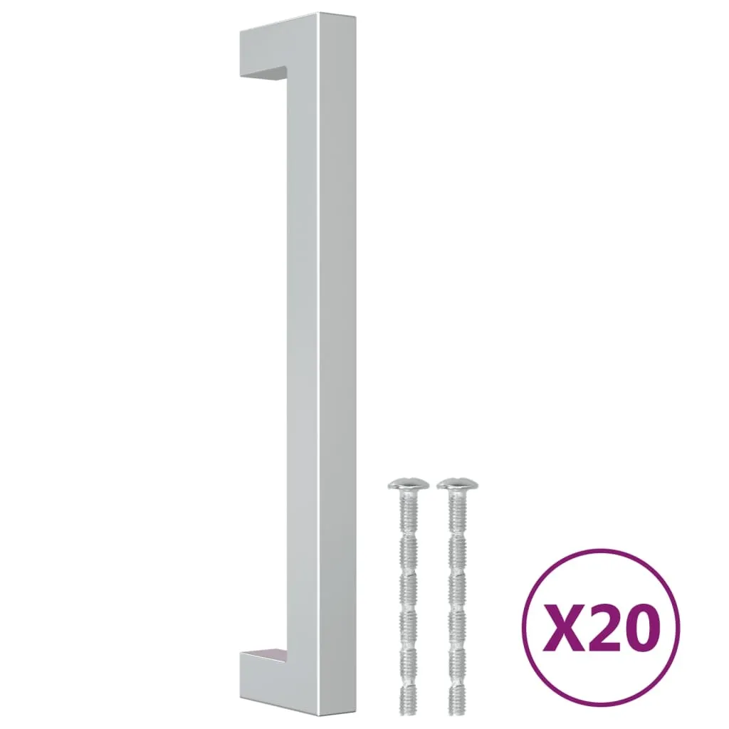 20 Pezzi Maniglie Mobili 160mm Argento Acciaio Inox Offerta