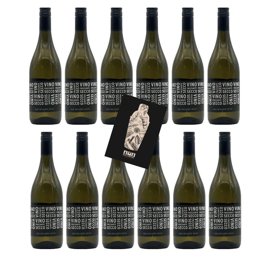 Vino Frizzante Secco 12er Set Ducca Della Rocca je 0,75L Produktbild 