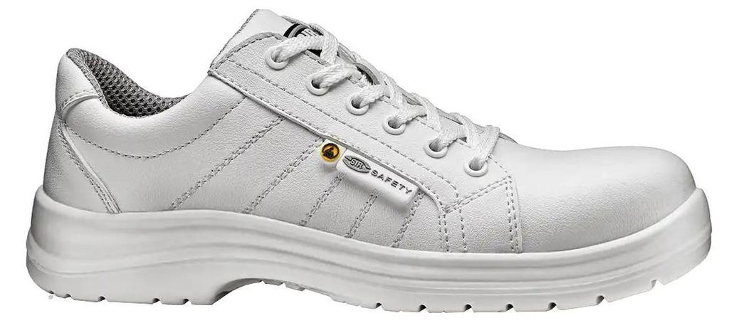 Sir Safety FOBIA S2 Sicherheitsschuh metallfrei mit Fiberglaskappe weiß, 44, WEISS