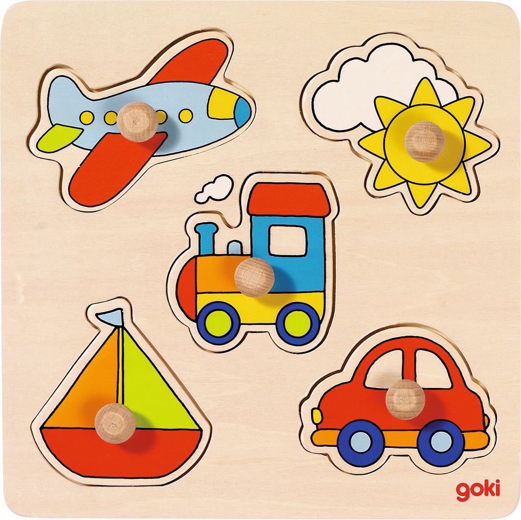 Steckpuzzle Meine Reise, goki basic. Produktbild 