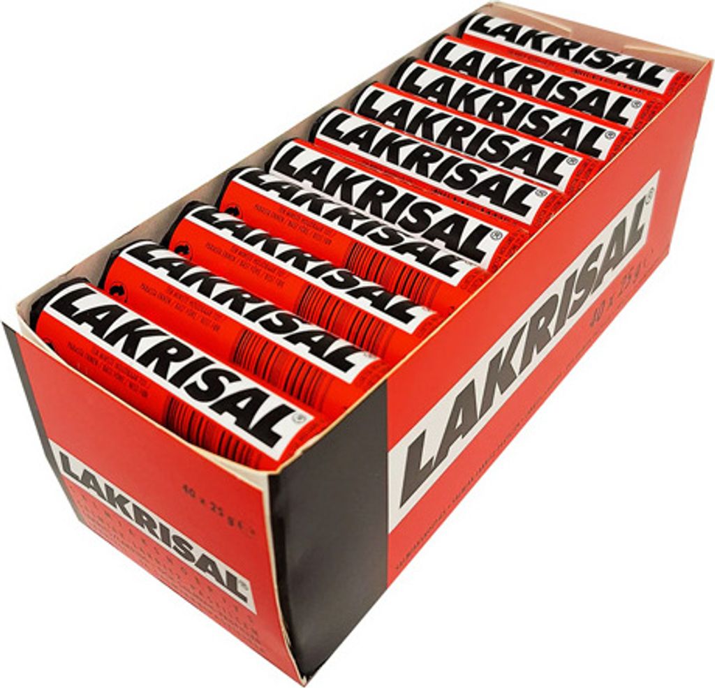 Lakrisal - pastylki likierowo-salmiakowe - 40 rolek Zdjęcie produktu 