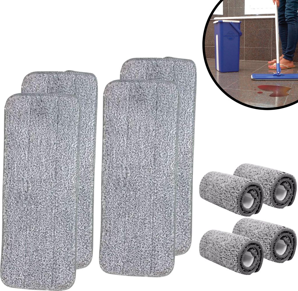 Starlyf® Autoclean MOP Ersatzmatten - 4er Pack Microfaser Produktbild 
