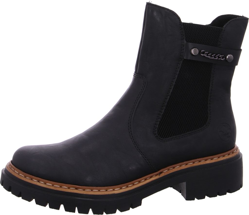 Rieker Damen Stiefelette Chelsea Boot Stretch Kette 72690, Produktbild 