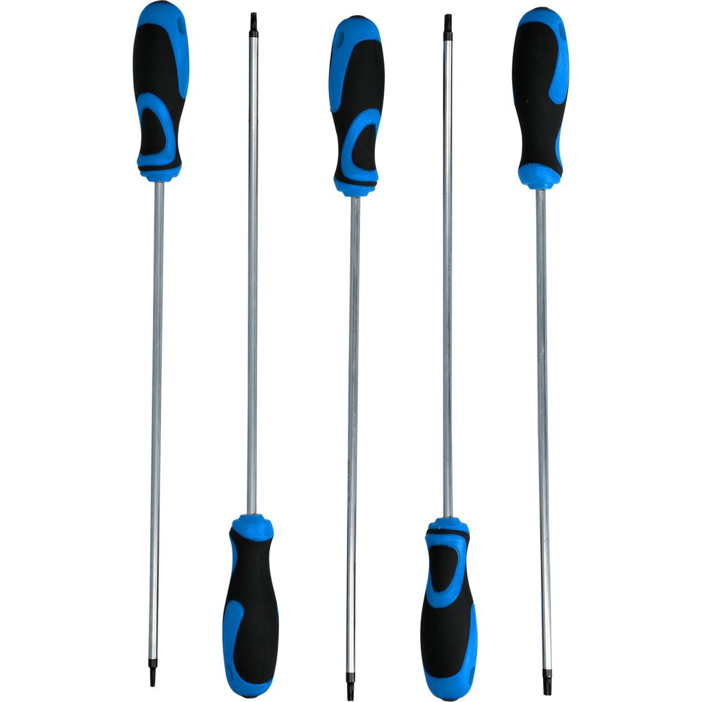 BRILLIANT TOOLS 5-tlg. Schraubendreher-Set Extra lang TX