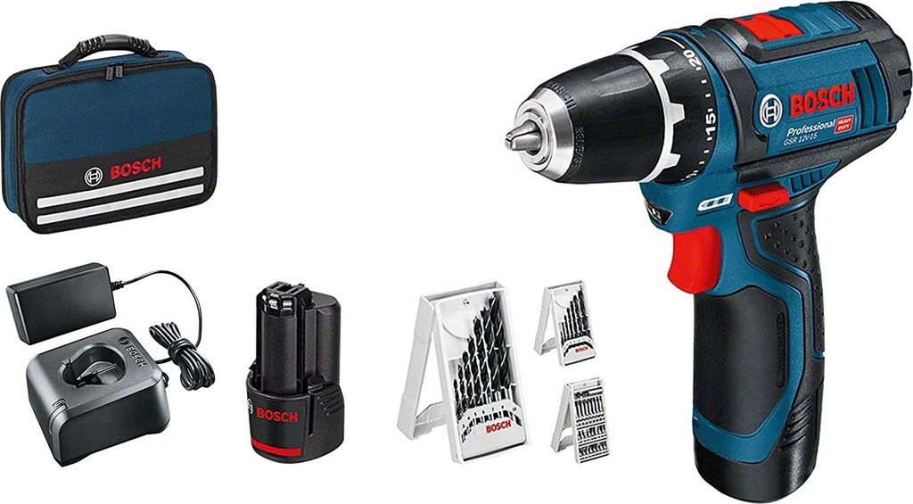 Akumulátorová vŕtačka Bosch GSR 12V-15 vrátane akumulátora Obrázok produktu 