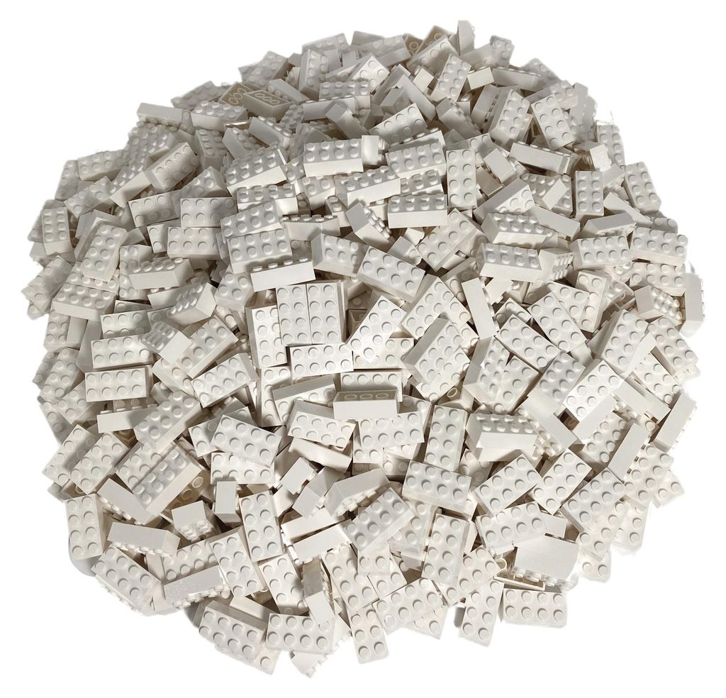 Mattoncini LEGO® 2x4 bianchi - 3001 NUOVO! Quantità 50x Immagine del prodotto 