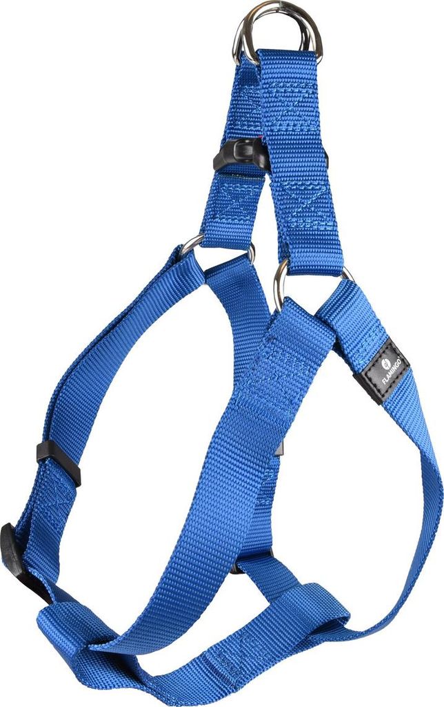 Flamingo Geschirr Step & Go Ziggi blau, Maße: 40-70 cm / 25 mm