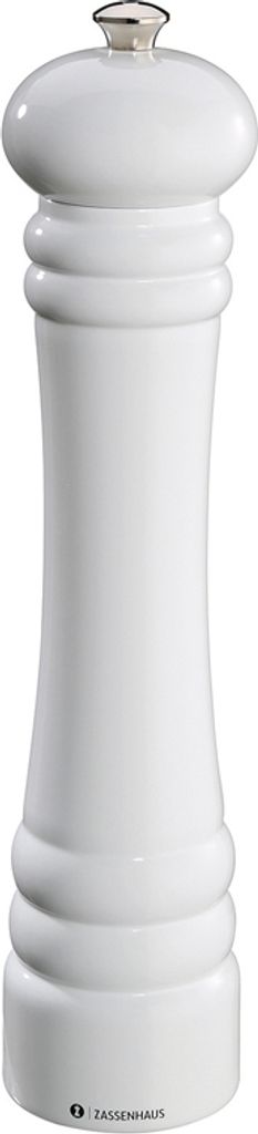 Zassenhaus Pfeffermühle BERLIN 30 cm weiß glänzend 20458 Zdjęcie produktu 
