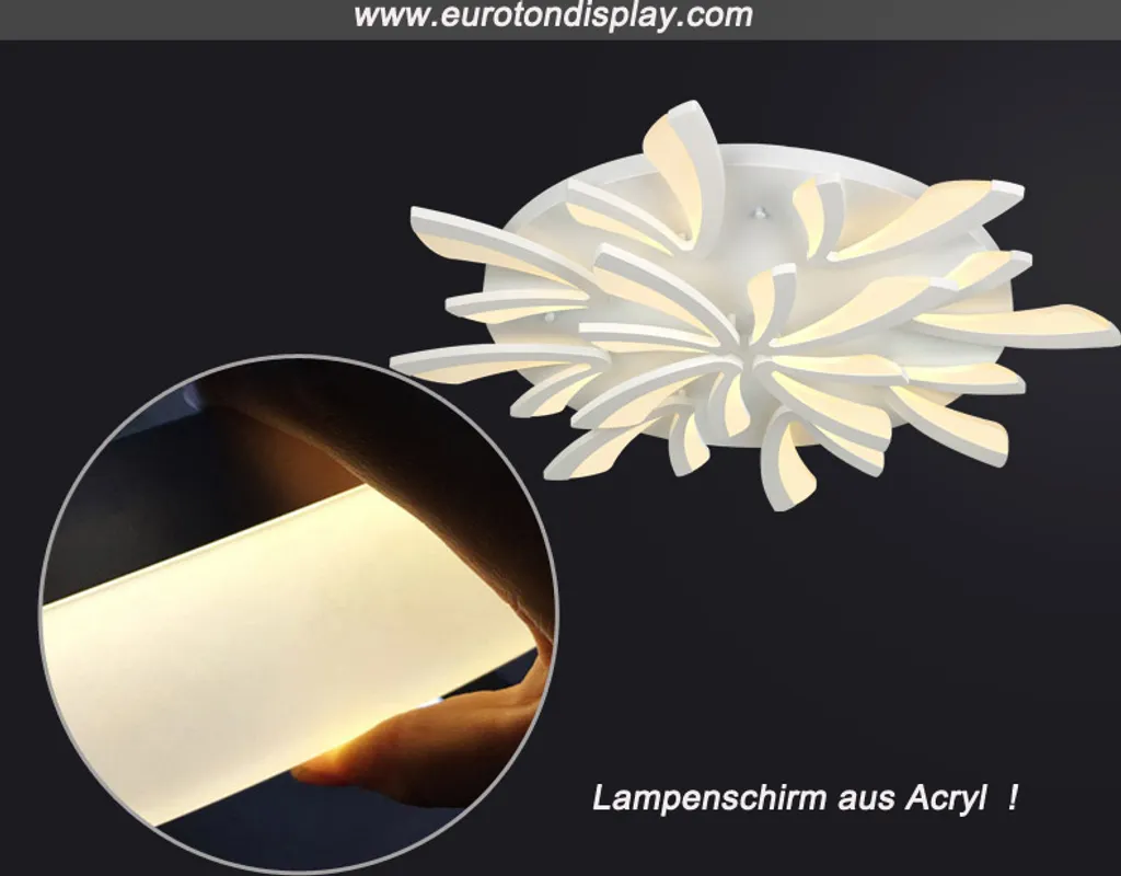 Plafonnier LED XW062White-12 avec Télécommande - Intensité Réglable - 2