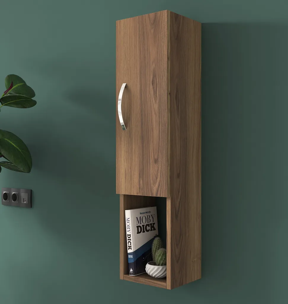 Armadio a Muro Skye Decor E2-223 Noce - Mobile Salvaspazio Design