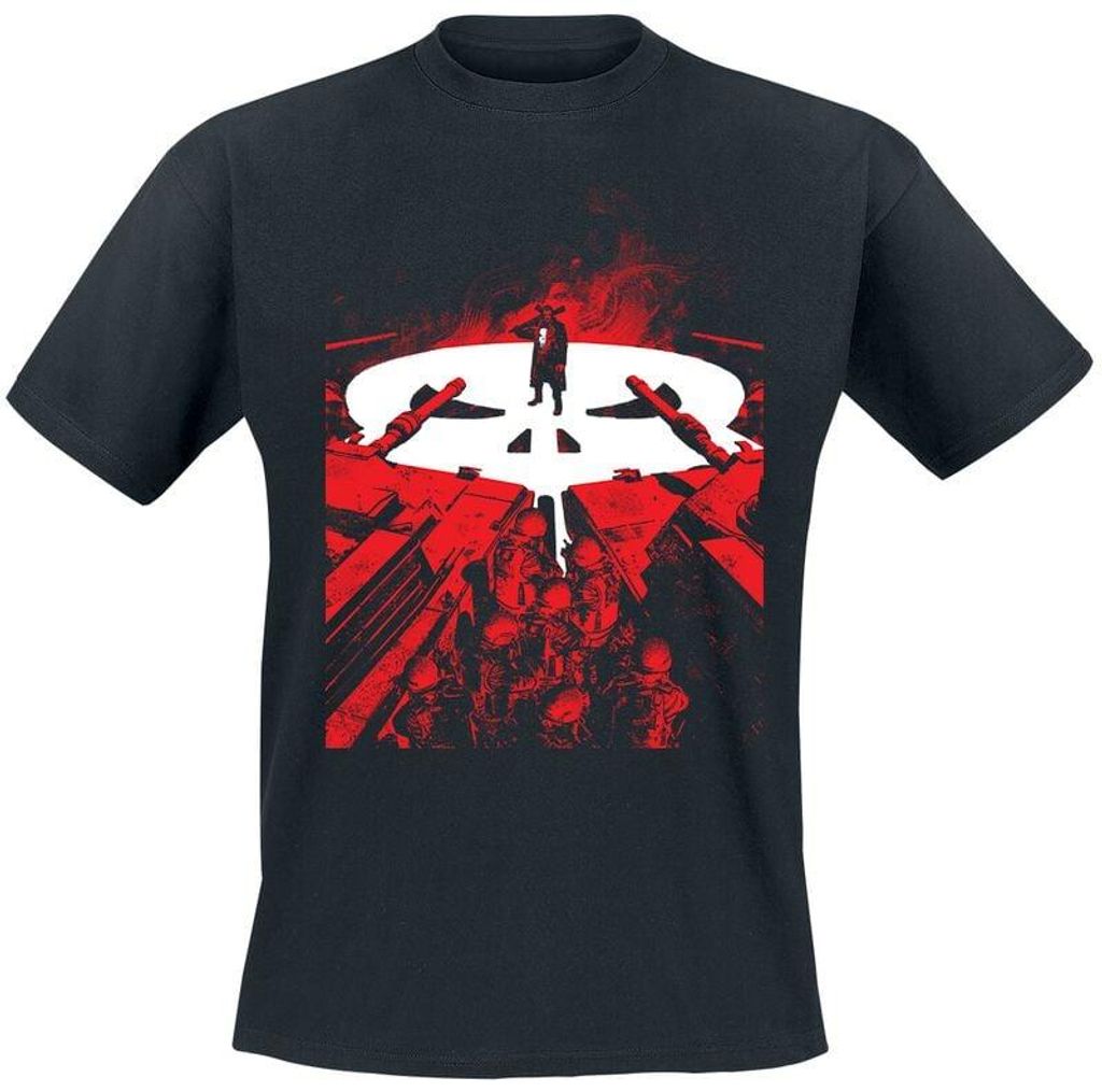 The Punisher T-Shirt Herren Stand Off schwarz L