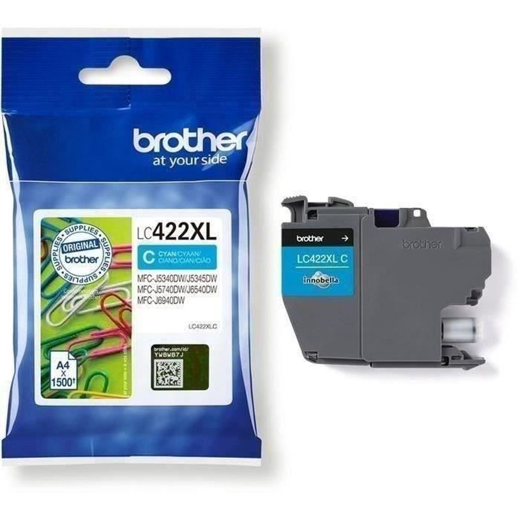 BROTHER LC-422XLC Tintenpatrone cyan LC-422XLC Brother Produktbild 