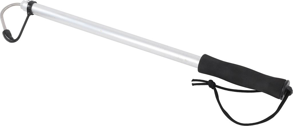 Teleskop-Landungshaken, 1.2m, Alu-Schaft & Edelstahlhaken, für Meeresangeln