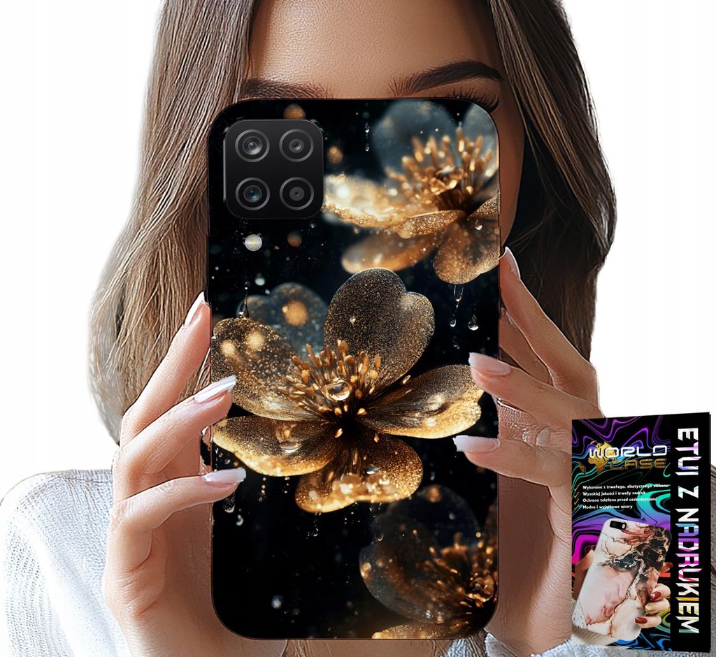 Gehäuse Für Samsung Galaxy A22 5G - Schöne Blumenmuster, Rückseite, Gehäuse