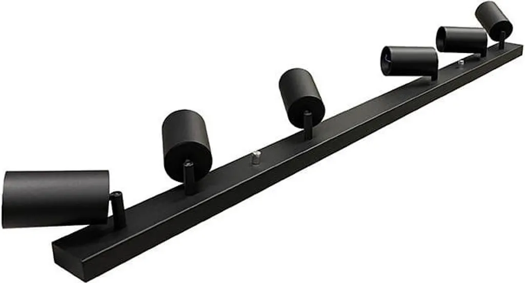 Applique Plafonnier bande noire QUALIS VI 6006 IdeaLED finition mate