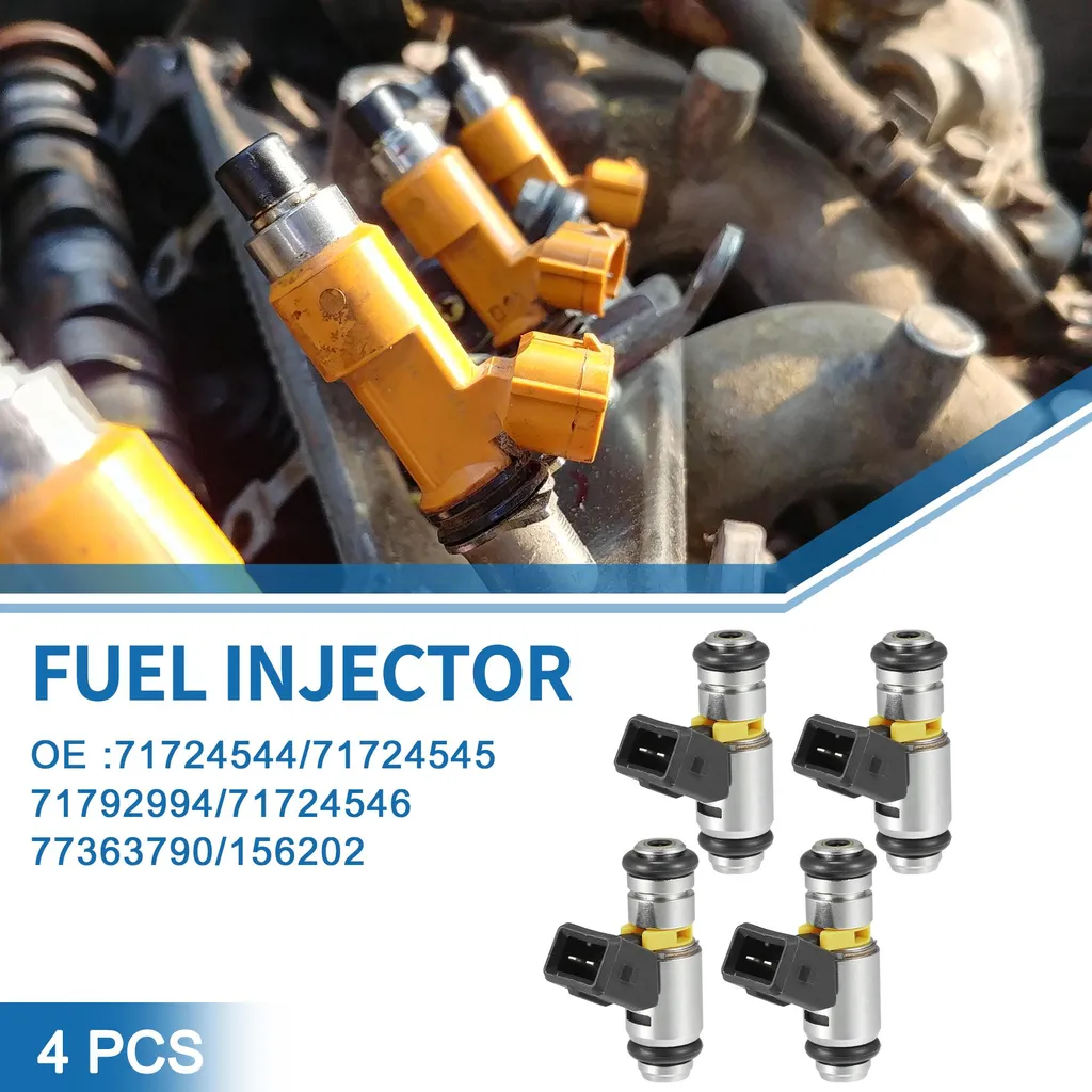 Injecteur pour Alfa Romeo Mito et Fiat Panda : Pack de 4 Pièces 1.2 1.4