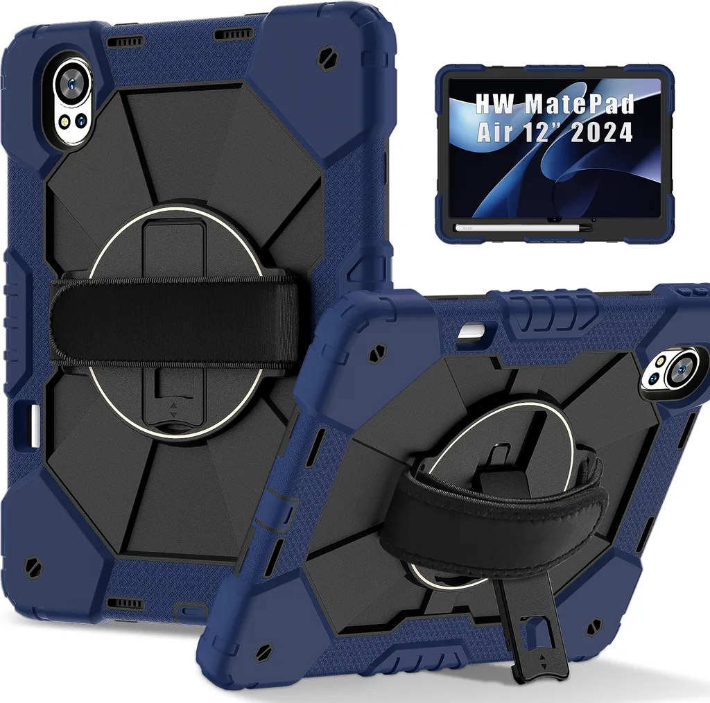 Offerta! Custodia Huawei MatePad Air 2024 12" Navy Nero - Super Protetta