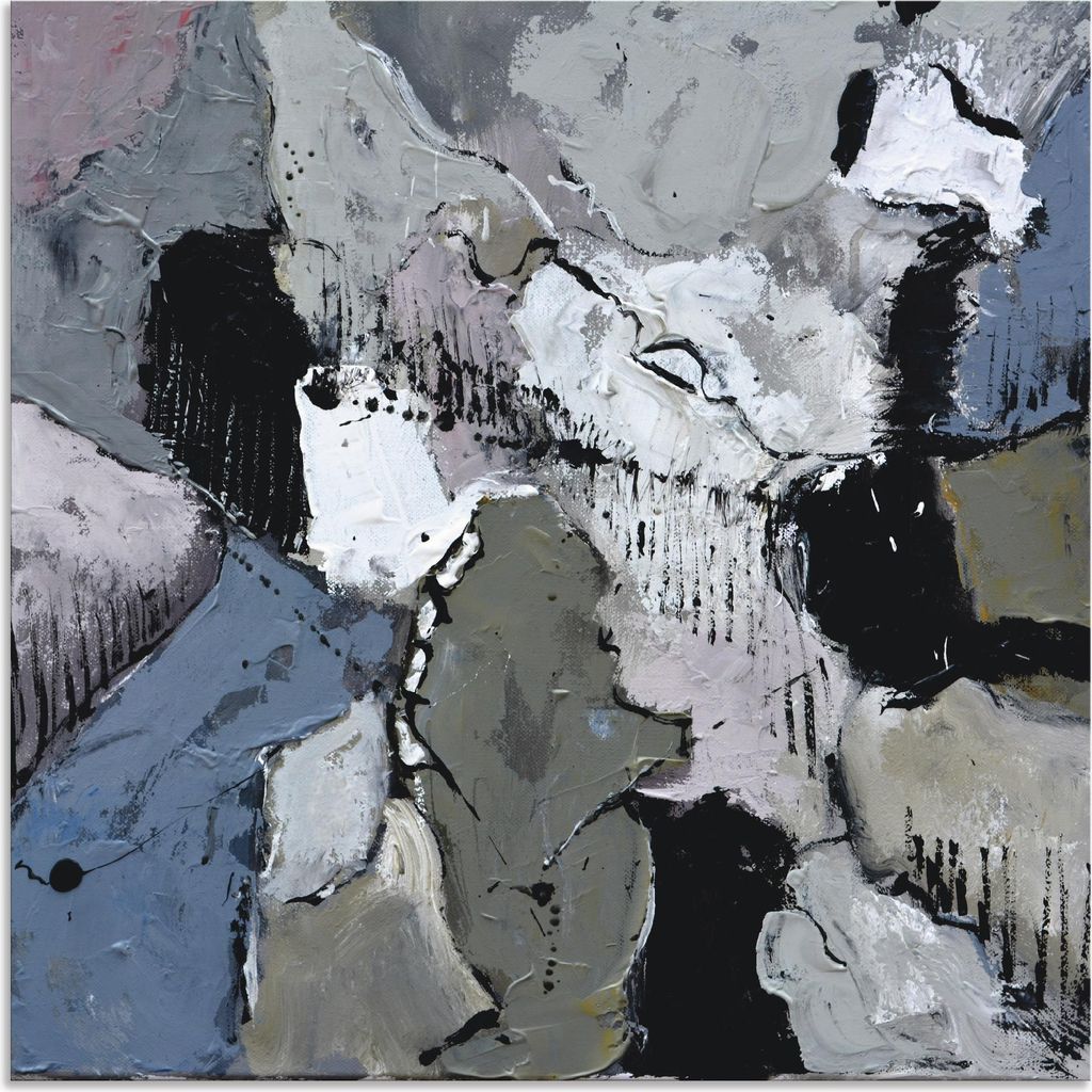 ARTland Wandbild Alu für Innen & Outdoor Abstrakt XII Größe: 30x30 cm