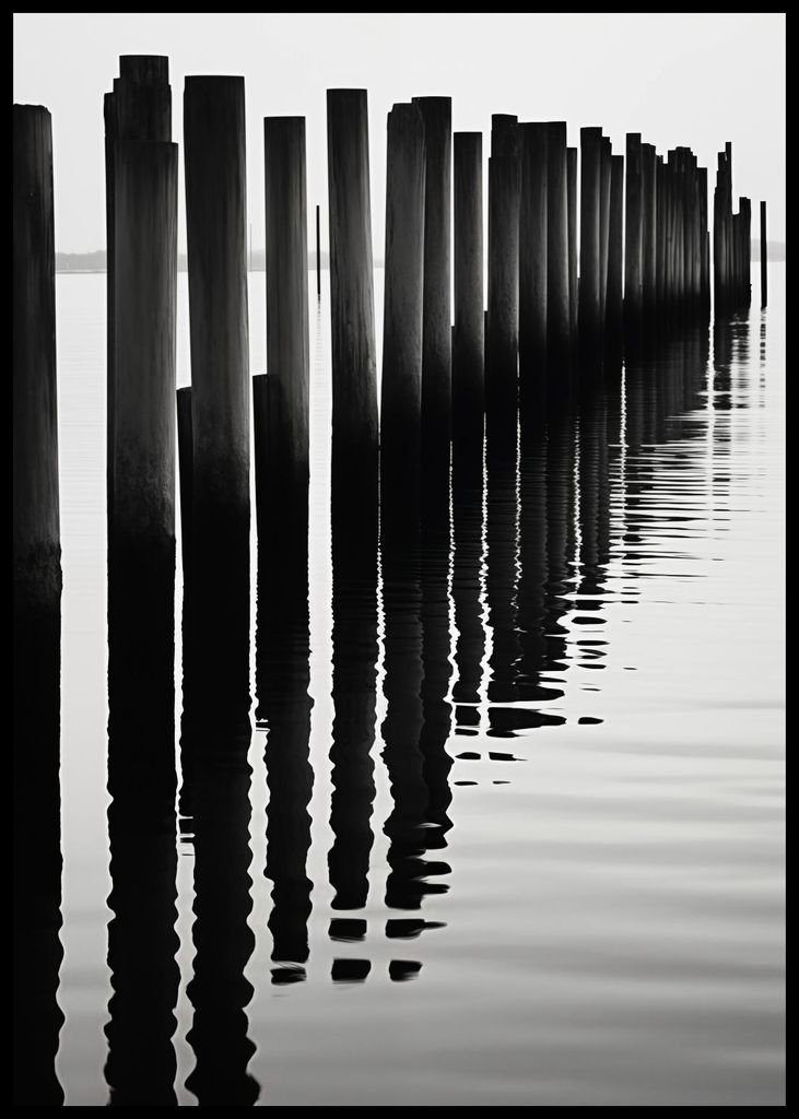 Plakat 59,4x84,1cm Rhythmus von Wasser und Holz