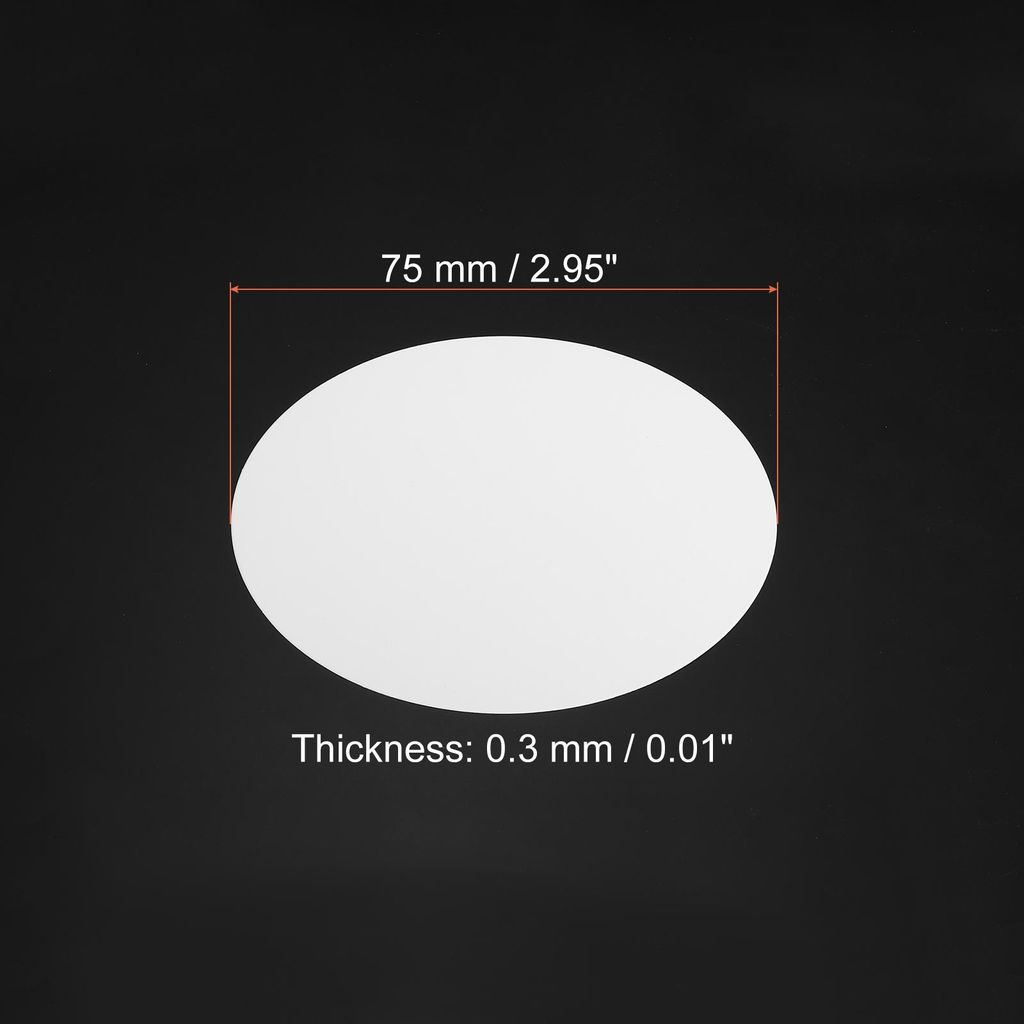 25Stk 3" Rund Karton Papier Rohling Scheibe Kreise Schnitte fš¹r Party Verzierungen DIY Basteln Malen Zeichnen Malerei Schreiben Wei?