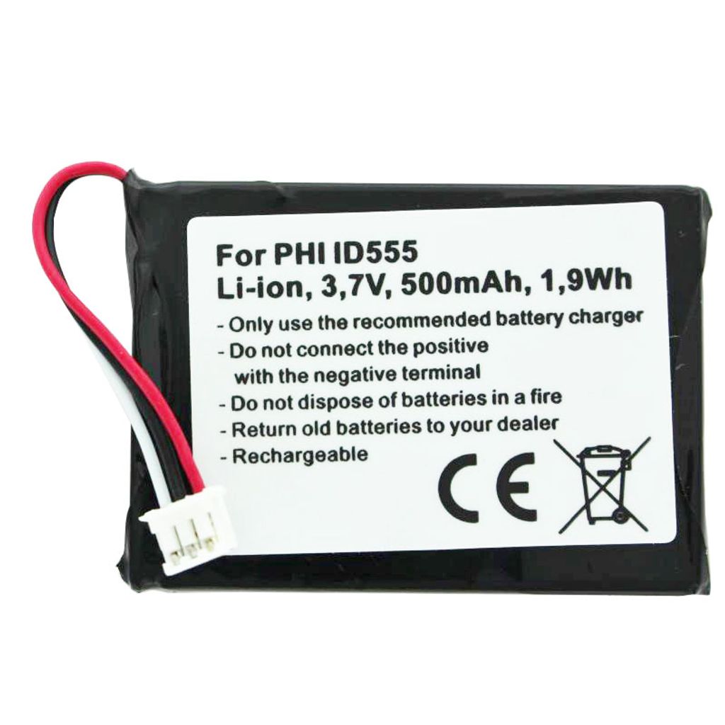 AccuCell baterie vhodné pro baterii PHILIPS ID555, ID5551B Obrázek produktu 
