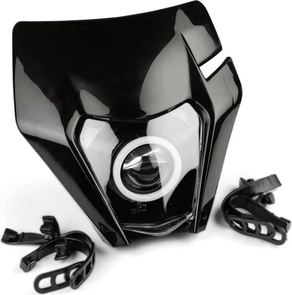 Faro KTM EXC Nero Str8 Angel Eye RGB | Personalizza con App Bluetooth