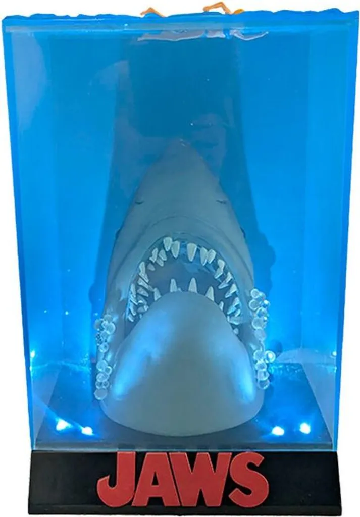 Statue Jaws Poster 3D LED pour Home Cinéma - Objet de Collection Unique - 4