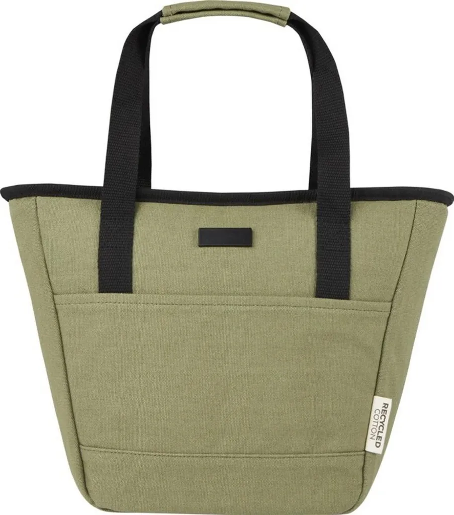 Borsa Termica Joey Canvas Oliva 6L | Mini Cooler per Trekking e Ufficio