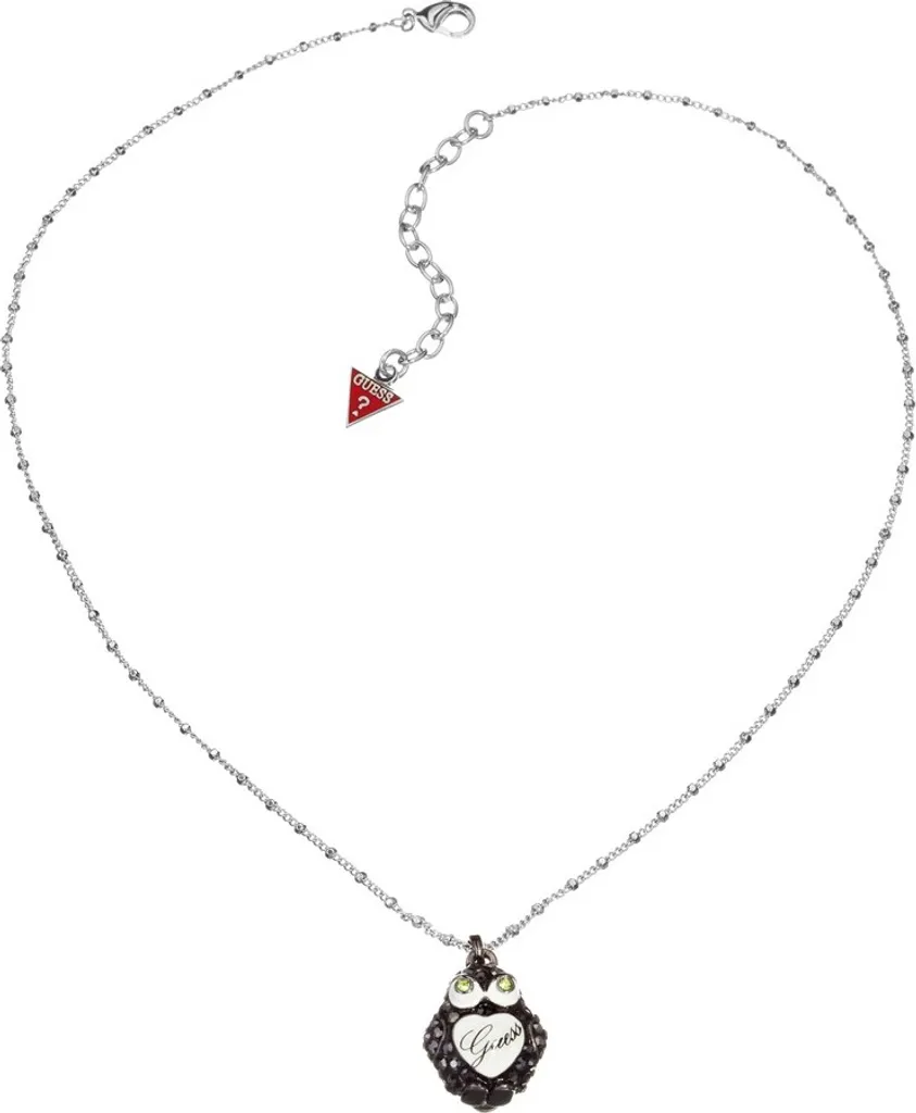 Sautoir Guess Percy Collier Pendentif Femme en Acier Rhodié G_UBN12021