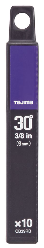 Tajima DORA Razar black blades 9mm, 30°, box with 10 blades Image du produit 