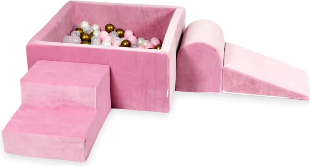 Aire de jeux sécurisée en mousse pour enfant avec 400 balles sans BPA