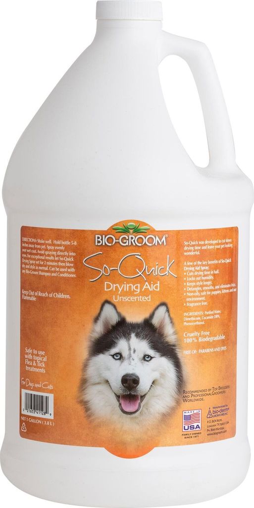 BioGroom So Quick Drying Aid Hundetrockenmittel-Spray, 3.8 L