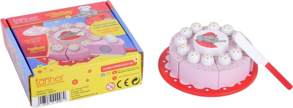 Chr. Tanner Benjamin Blümchen Torte zum Schneiden 0998.9 Image du produit 