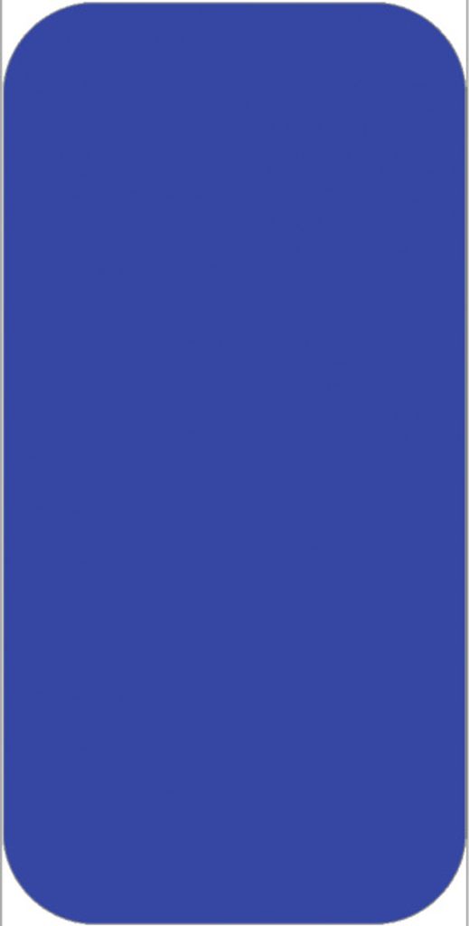 Stellplatzmarker WT-5210, I-Stück, Polyester, Blau, 50x100 mm, 25 Stück/VE