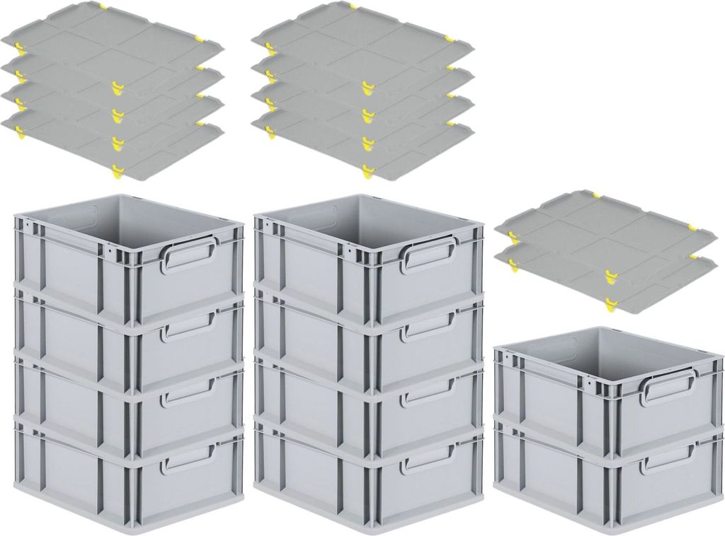 SparSet 10x Eurobox NextGen Economy mit Auflagedeckel und Produktbild 