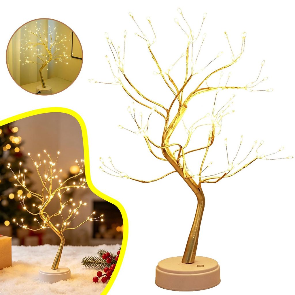 LED Lichterbaum, 108 LED Deko Lampe Leuchtzweige 8 Modi Produktbild 