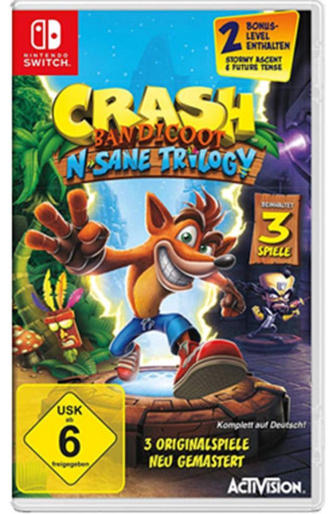 Activision Crash Bandicoot N. Sane Trilogy, Nintendo Produktbild 