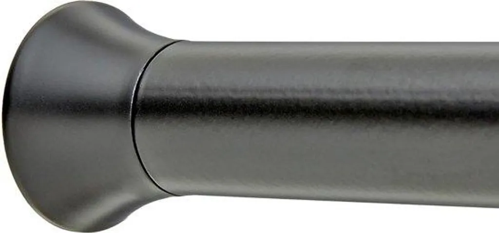 Tringle douche noire extensible 91-137 cm : fini les barres qui tombent