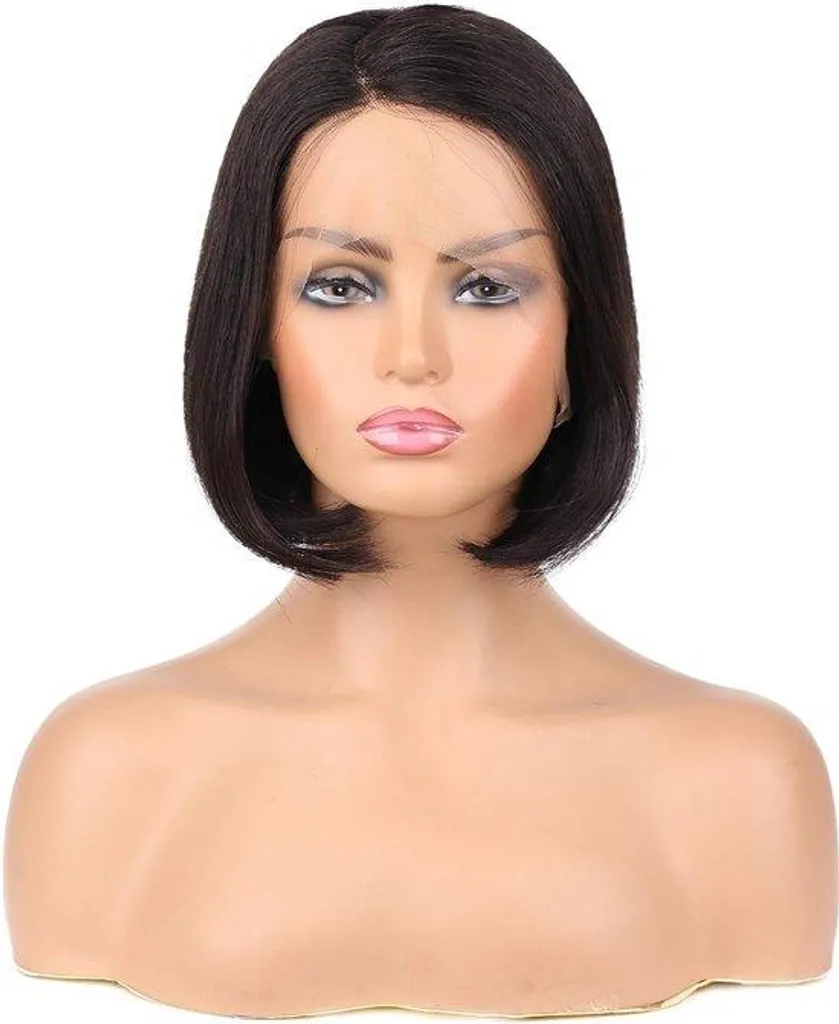 Perruque noire femme 25 cm lavable : fini les cheveux abîmés !