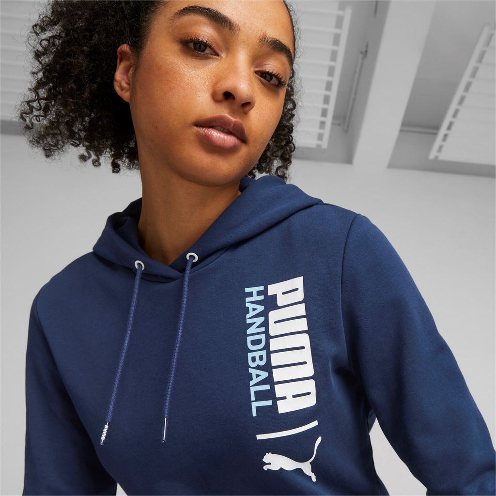 Puma Handball Hoodie dámska modrá veľkosť M Obrázok produktu 4