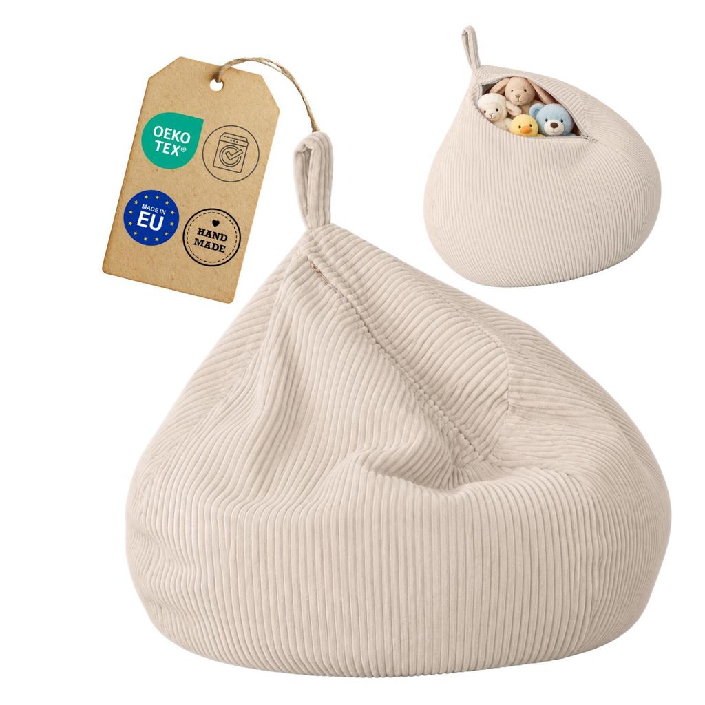 Fodera per pouf Flumi per peluche, pouf per sedersi, Immagine del prodotto 