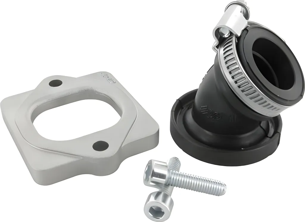Tubulure d'aspiration Polini 21mm pour moteurs Piaggio et Gilera 50