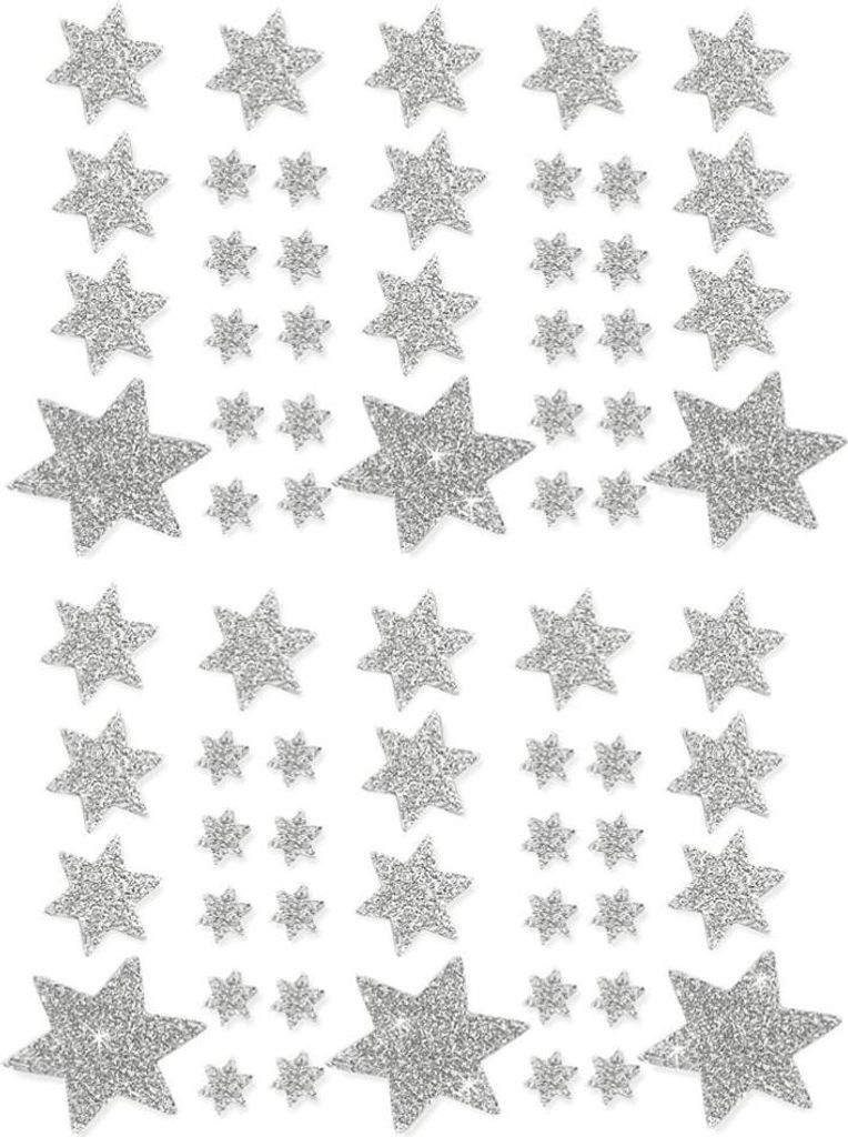 Oblique Unique 68 Sterne Sticker Aufkleber Glitzernd Produktbild 