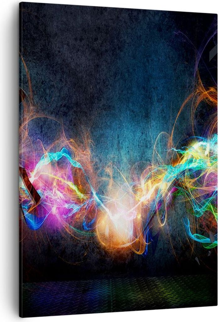 Bild auf Leinwand - Leinwandbild - Einteilig - Abstraktion modern - 50x70cm - Wand Bild - Wanddeko - Wandbilder - Leinwanddruck - Wanddekoration - ...