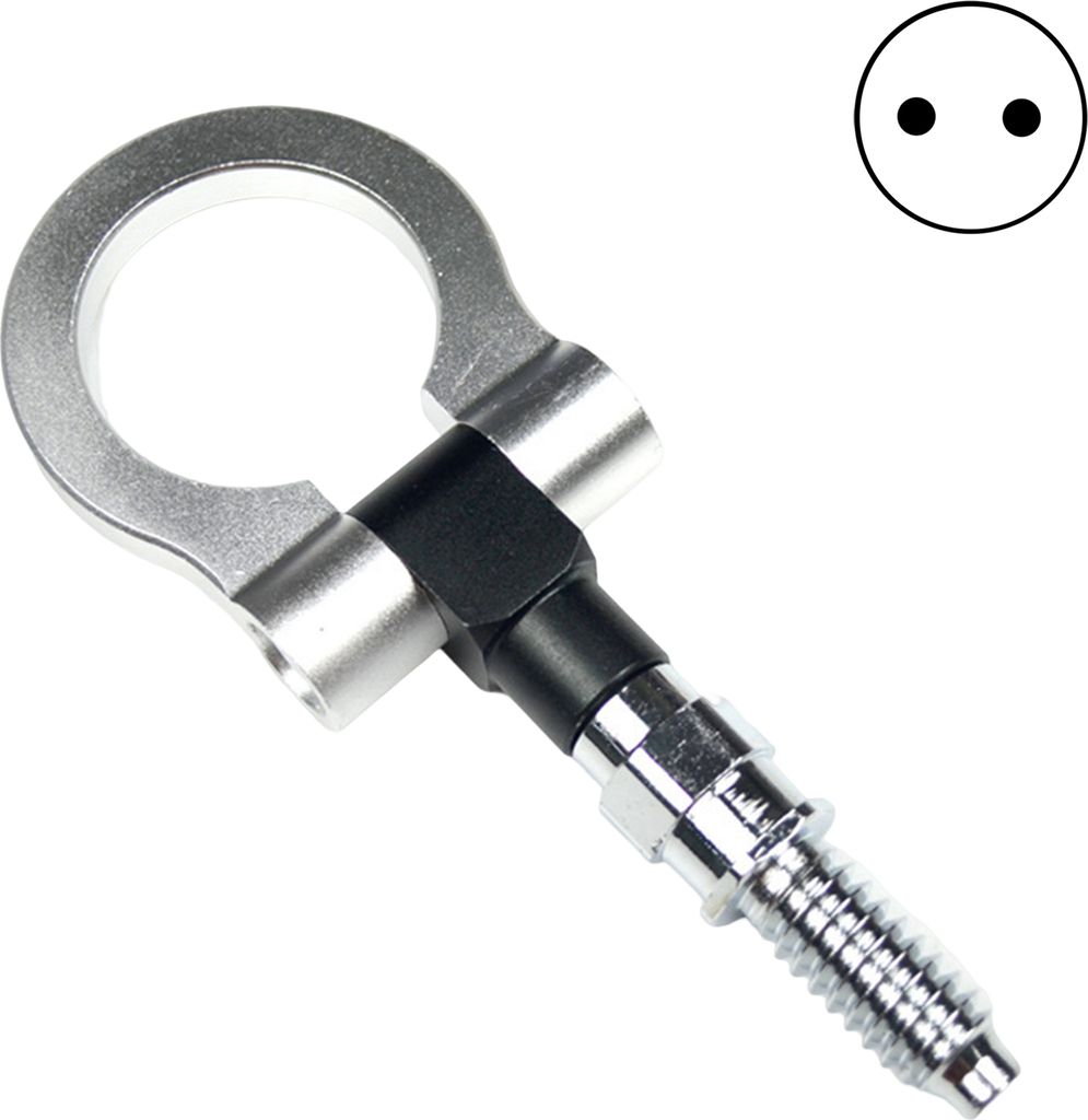 Auto Abschlepphaken Robust Verschleißfest JP/EU Stecker Frontstoßstange Auto Anhänger Ring Haken Auto Versorgung