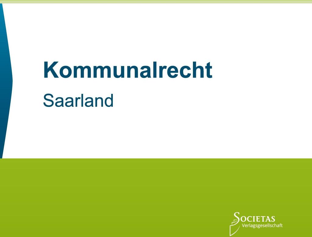 Kommunalrecht Saarland