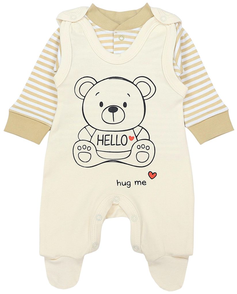 TupTam Baby Mädchen Jungen Strampler mit Langarmshirt Produktbild 