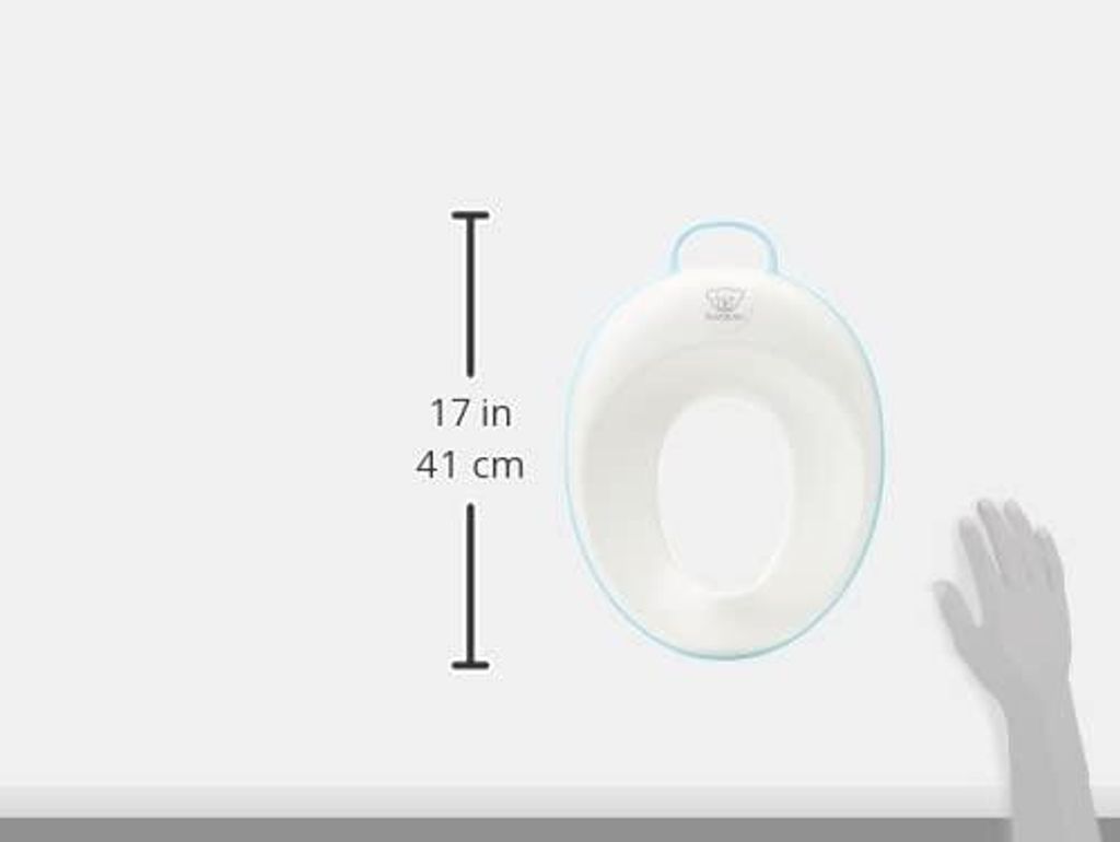 Rotho Babydesign attacco per il wc, sedile trainer per wc bambino TOP riciclato (plastica) bianco
